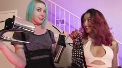 Reproducir Tall Amazons Lux y Daisy Ducati: una comparación de altura en tacones