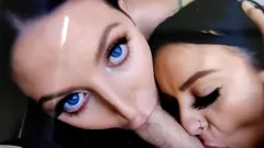 Play Cumshot Over Big Tits and Big Ass: Angela White and Payton Preslee