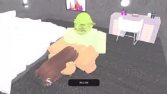 播放 娇小的roblox荡妇得到硬核他妈的