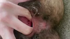 再生 私のふしだらな穴を指で - クローズアップの猫のクソアクション