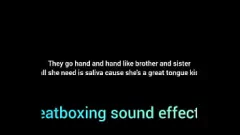 Play Freestyle saliva kissing session with unknown lyrics and passionate action